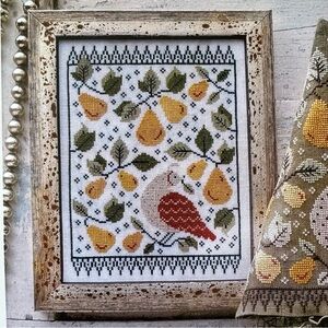 First Day of Christmas Sampler and Tree Cross Stitch Pattern